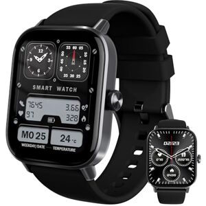 YISH Smartwatch Digital Armbandsur: Håll koll på din hälsa med pulsmätare, stegräknare och sömnövervakning för att optimera din dagliga aktivitet