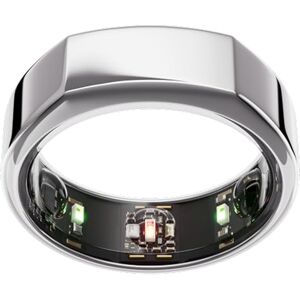 OURA Gen3 Heritage Smart Ring – storlek 11, Silver Registrera sömn, puls och kondition – upp till 7 dagars batteritid – kompatibel med iOS/Android – Prova ut storleken med s storlekskit OURA Gen3 Heritage Smart Ring – storlek 11, Silver Registrera sömn, puls och kondition – upp till 7 dagars batteritid – kompatibel med iOS/Android – Prova ut storleken med s storlekskit