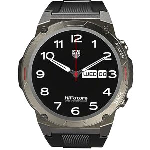 Hifuture FutureGo MIX2 Bluetooth Samtal Smartwatch, Svart