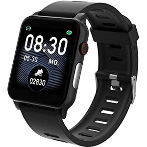 HEYRO FIT 21 – Fitness bärbar armbandsur med Bluetooth och många funktioner inklusive blodtrycksmätning, pulsmätare, EKG, PPG, kalori- och stegräknare