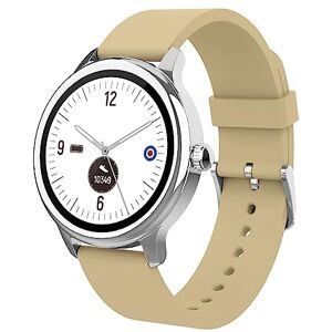 SMARTY2.0 Smartwatch SW063C Färg Beige Röstassistent, Bluetooth-samtal, 22 sportlägen, hjärtfrekvensövervakning Silikonarmband Storlek 39,8 x 10,5 mm (Beige) SMARTY2.0 Smartwatch SW063C Färg Beige Röstassistent, Bluetooth-samtal, 22 sportlägen, hjärtfrekvensövervakning Silikonarmband Storlek 39,8 x 10,5 mm (Beige)