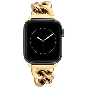 Anne Klein moderiktigt kedjearmband till Apple Watch. Säkert, justerbart ersättningsarmband till Apple Watch som passar de flesta handleder, Guld, 38/40/41mm Anne Klein moderiktigt kedjearmband till Apple Watch. Säkert, justerbart ersättningsarmband till Apple Watch som passar de flesta handleder, Guld, 38/40/41mm