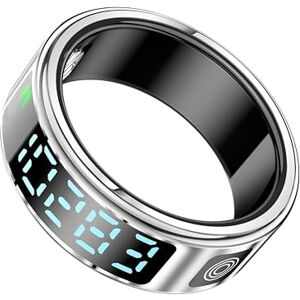 Beafon , felixx, Smart Ring, SR21D, LED-skärm, pekknapp, gestigenkänning för appar, silver, storlek 12 (67,2 mm), fitnesspårning, puls, syre, sömnkvalitet, Bluetooth, IP68, Beafon , felixx, Smart Ring, SR21D, LED-skärm, pekknapp, gestigenkänning för appar, silver, storlek 12 (67,2 mm), fitnesspårning, puls, syre, sömnkvalitet, Bluetooth, IP68,