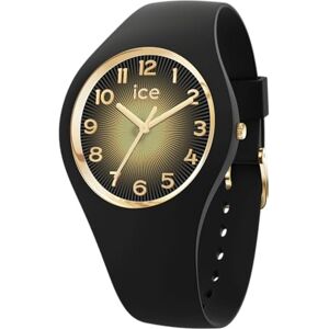 ICE-WATCH , Ice Champagne Black Gold Shades, Svart Damklocka Med Silikonarmband, 025258, Small 37 ICE-WATCH , Ice Champagne Black Gold Shades, Svart Damklocka Med Silikonarmband, 025258, Small 37