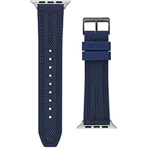 GUESS Smartwatch-armband för män kompatibelt med Apple Watch (42 mm-44 mm), Marinblå/sömmar, Modern GUESS Smartwatch-armband för män kompatibelt med Apple Watch (42 mm-44 mm), Marinblå/sömmar, Modern