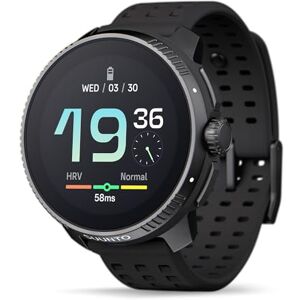 SUUNTO Race Series Sports Watch Herr Dam, GPS Löpaktivitet Tracker, Bi-Band GNSS, Offlinekarta, AMOLED-pekskärm, Smartwatch Pulsmätare Stegräknare Höjdmätare, 24/7 sömnspårning, Bluetooth, 95+ Sport