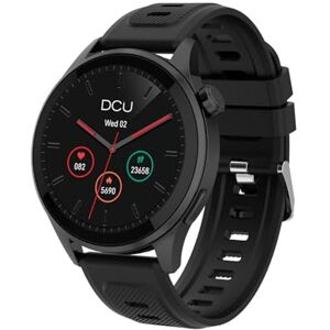 DCU TECNOLOGIC Smartwatch med inbyggd GPS och Bluetooth-samtal 1,43 tum AMOLED-skärm Musik utan telefon Röstassistent Över 130 sportlägen Android/iOS kompatibel DCU TECNOLOGIC Smartwatch med inbyggd GPS och Bluetooth-samtal 1,43 tum AMOLED-skärm Musik utan telefon Röstassistent Över 130 sportlägen Android/iOS kompatibel