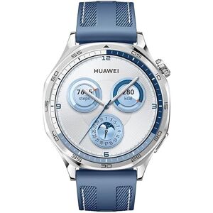Huawei WATCH GT 5 46 mm Smartwatch, elegant design, nytt läge löpning och cykling, hälsoövervakning, 14 dagars batteritid, iOS och Android, blå Huawei WATCH GT 5 46 mm Smartwatch, elegant design, nytt läge löpning och cykling, hälsoövervakning, 14 dagars batteritid, iOS och Android, blå