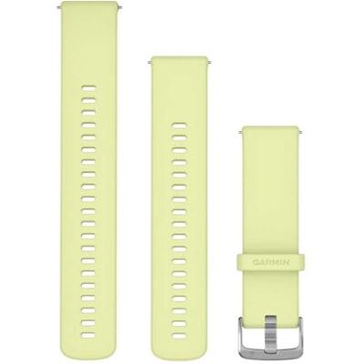 Garmin Silikonarmband med snabbfäste, 22mm, Citron Garmin Silikonarmband med snabbfäste, 22mm, Citron
