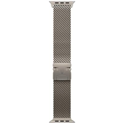 Apple Watch Band Milanesisk loop 49 mm naturlig L Apple Watch Band Milanesisk loop 49 mm naturlig L