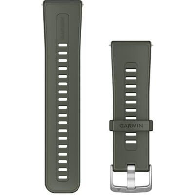 Garmin Quick Release 24mm ersättningsarmband i silikon till Venu X1, originaltillbehör, Moss Garmin Quick Release 24mm ersättningsarmband i silikon till Venu X1, originaltillbehör, Moss