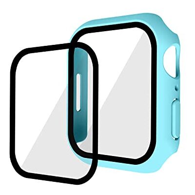 Robwick Kompatibel med iwatch7 klockfodral, iwatch7 skyddsfodral, PC + härdat filmfodral och film, 45 mm skyddande fodral – smaragdgrön Robwick Kompatibel med iwatch7 klockfodral, iwatch7 skyddsfodral, PC + härdat filmfodral och film, 45 mm skyddande fodral – smaragdgrön