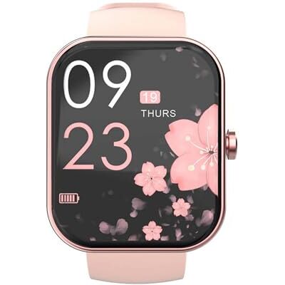 HiFuture FutureFit Ultra 2 Rosa Smartwatch - HR, IP68, 1.85" Skärm HiFuture FutureFit Ultra 2 Rosa Smartwatch - HR, IP68, 1.85" Skärm