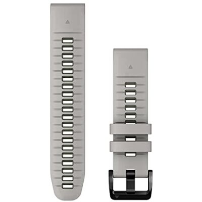 Garmin Epix series 22mm QuickFit Fog Grey/Moss Silicone Band Garmin Epix series 22mm QuickFit Fog Grey/Moss Silicone Band