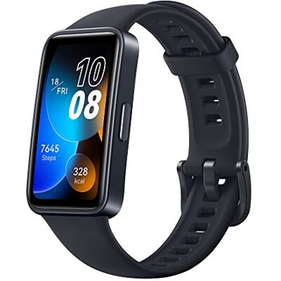 Huawei Band 8 Smartwatch, ultratunn design, sömnspårning, 2 veckor batteriliv, hälsa och fitness tracker, kompatibel med Android och iOS, tysk version, midnattssvart Huawei Band 8 Smartwatch, ultratunn design, sömnspårning, 2 veckor batteriliv, hälsa och fitness tracker, kompatibel med Android och iOS, tysk version, midnattssvart