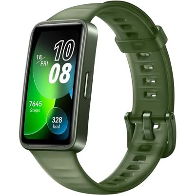 Huawei Band 8 Smartwatch, ultratunn design, sömnspårning, 2 veckors batteritid, hälso- och träningsspårare, kompatibel med Android & iOS, tysk version, smaragdgrön Huawei Band 8 Smartwatch, ultratunn design, sömnspårning, 2 veckors batteritid, hälso- och träningsspårare, kompatibel med Android & iOS, tysk version, smaragdgrön
