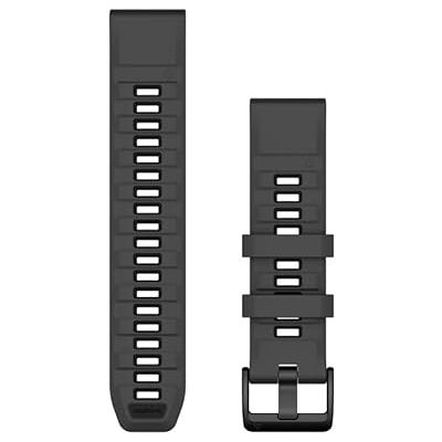 Garmin QuickFit klockarmband 22mm, Graphite/Black Garmin QuickFit klockarmband 22mm, Graphite/Black