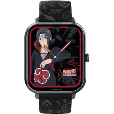 Abyx FIT Touch 3 Naruto Edition smartklocka Bluetooth-samtal, 123 lägen, 1,83 tum TFT-full pekskärm, IP67, vattentät, hälsofunktioner, push-meddelanden (Itachi) Abyx FIT Touch 3 Naruto Edition smartklocka Bluetooth-samtal, 123 lägen, 1,83 tum TFT-full pekskärm, IP67, vattentät, hälsofunktioner, push-meddelanden (Itachi)