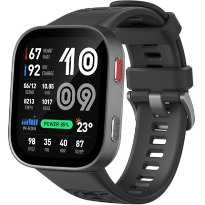 Amazfit BixMax-Family, Kolgrå, One Size, Avslappnad Amazfit BixMax-Family, Kolgrå, One Size, Avslappnad