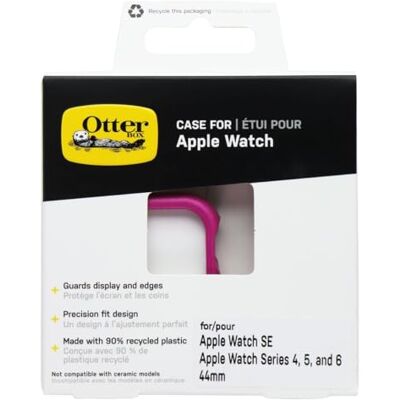 OtterBox All Day Watch Bumper för Apple Watch SE/6/5/4-44mm, Rosa Stöttåligt, Tunt skyddsfodral, Skyddar skärmen och kanterna OtterBox All Day Watch Bumper för Apple Watch SE/6/5/4-44mm, Rosa Stöttåligt, Tunt skyddsfodral, Skyddar skärmen och kanterna