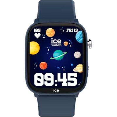 ICE-WATCH , Ice Smart Junior Fh Blue, Blå Smartklocka Med Positionsspårning För Pojkar, Med Silikonarmband, 025680 (36 Mm), Geolokalisering Via Appen Find Hub, Endast Android ICE-WATCH , Ice Smart Junior Fh Blue, Blå Smartklocka Med Positionsspårning För Pojkar, Med Silikonarmband, 025680 (36 Mm), Geolokalisering Via Appen Find Hub, Endast Android