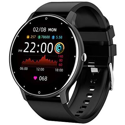 Rawrr 1,28 -tums Bluetooth-pekskärm sport smart klocka med fotgängare/stillasittande/påminnelse/sömndetektering/blodtrycksövervakning vattentät sportklocka Rawrr 1,28 -tums Bluetooth-pekskärm sport smart klocka med fotgängare/stillasittande/påminnelse/sömndetektering/blodtrycksövervakning vattentät sportklocka
