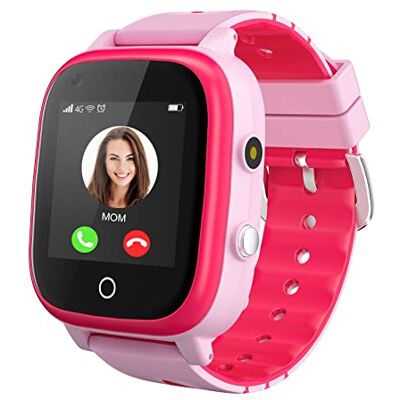 Topchances 4G-smartklocka för flickor pojkar, smart klocka för barn, IP67 vattentät wifi smartwatch telefon med GPS-spårare, videosamtal, telefonsamtal, SOS för barn 3–14 år, födelsedagspresenter (rosa) Topchances 4G-smartklocka för flickor pojkar, smart klocka för barn, IP67 vattentät wifi smartwatch telefon med GPS-spårare, videosamtal, telefonsamtal, SOS för barn 3–14 år, födelsedagspresenter (rosa)