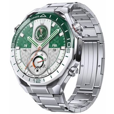 Huawei WATCH Ultimate 2 Smartwatch Green, GPS, metalliskt zirkoniumbaserat, dykning upp till 150 meter, ekolarbaserad undervattenskommunikation, noggrann hälsoövervakning Huawei WATCH Ultimate 2 Smartwatch Green, GPS, metalliskt zirkoniumbaserat, dykning upp till 150 meter, ekolarbaserad undervattenskommunikation, noggrann hälsoövervakning
