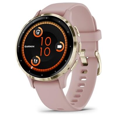 Garmin Venu 3S Smartwatch AMOLED, Dust Rose (Renoverad) Garmin Venu 3S Smartwatch AMOLED, Dust Rose (Renoverad)