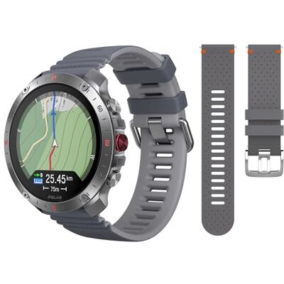Polar Grit X2 Pro Premium smartsportklocka med GPS och ett läderarmband – den ultimata äventyrsklockan med robust design, navigering, aktivitetsmätning, biomätning och pulsmätning Polar Grit X2 Pro Premium smartsportklocka med GPS och ett läderarmband – den ultimata äventyrsklockan med robust design, navigering, aktivitetsmätning, biomätning och pulsmätning