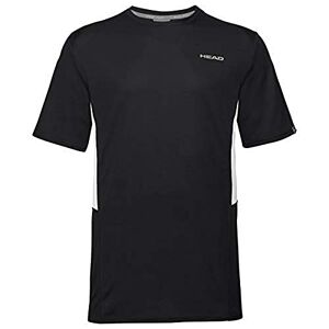 HEAD Pojkar klubb Tech T-shirt B SVART XS (Herstellergröße: 116)