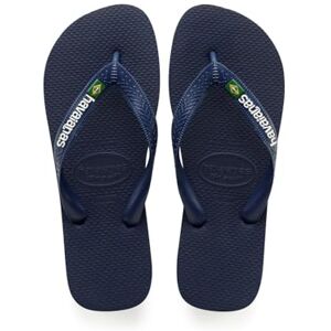 Havaianas unisex Brasil-logo, marineblauw, 3/4 Havaianas unisex Brasil-logo, marineblauw, 3/4
