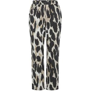 PIECES PCJADE MW raka byxor D2D, Black/Aop: leo, XL PIECES PCJADE MW raka byxor D2D, Black/Aop: leo, XL