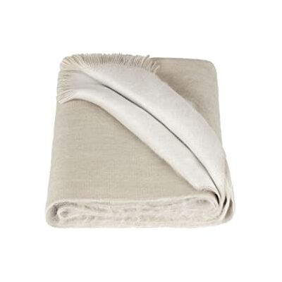 Alpaca Loca 536 Slim Double Scarf Beige/Weiß, halsduk, En storlek, Beige, one size Alpaca Loca 536 Slim Double Scarf Beige/Weiß, halsduk, En storlek, Beige, one size