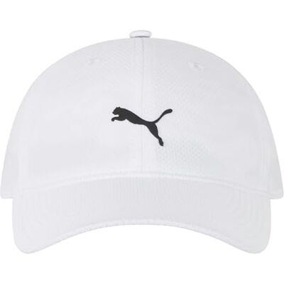 PUMA Loretta Textured justerbar basebollkeps keps, vit, en storlek för kvinnor, Vit, one size PUMA Loretta Textured justerbar basebollkeps keps, vit, en storlek för kvinnor, Vit, one size