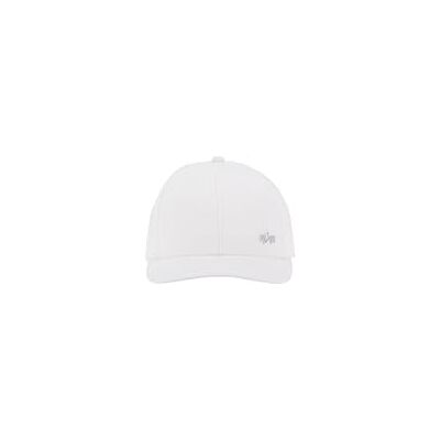 Alpha Industries Unisex Metal Label Keps White/Metalsilver One Size Alpha Industries Unisex Metal Label Keps White/Metalsilver One Size