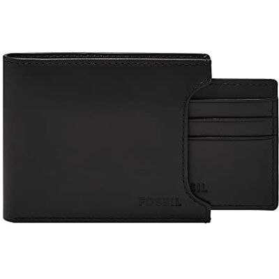 Fossil plånbok för män, Derrick RFID Läder Sliding 2 in 1, ML3685001, 10,9 cm L x 1,27 cm B x 8,9 cm H Fossil plånbok för män, Derrick RFID Läder Sliding 2 in 1, ML3685001, 10,9 cm L x 1,27 cm B x 8,9 cm H