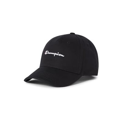 Champion Unisex vuxen basebollkeps, Svart, one size Champion Unisex vuxen basebollkeps, Svart, one size
