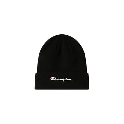 Champion Unisex – juniorkepsar för barn och tonåringar (806070) – återvunnet akrylstickat garn broderad manuslogotyp mössa, Nero, Svart Champion Unisex – juniorkepsar för barn och tonåringar (806070) – återvunnet akrylstickat garn broderad manuslogotyp mössa, Nero, Svart