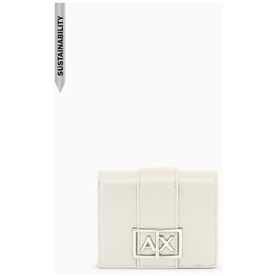 Giorgio Armani Dam Jodie Metal Logo Classic Mini Tillbehör Travel Wallet, Off White Giorgio Armani Dam Jodie Metal Logo Classic Mini Tillbehör Travel Wallet, Off White