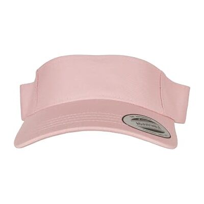 Flexfit Unisex böjd visirkeps basebollkeps, ljusrosa, en storlek Flexfit Unisex böjd visirkeps basebollkeps, ljusrosa, en storlek