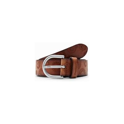 Desigual dam Embossed Belt, BRUN, 85 Desigual dam Embossed Belt, BRUN, 85