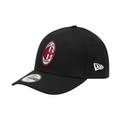 ACM 1899 New Era fotbollsmössa justerbar 9 forty keps basebollkeps laglogotyp böjd skärm serie A Premier League, AC Milano #34792, one size ACM 1899 New Era fotbollsmössa justerbar 9 forty keps basebollkeps laglogotyp böjd skärm serie A Premier League, AC Milano #34792, one size