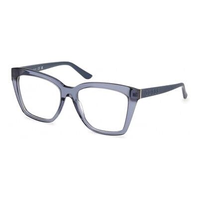 GUESS Unisex GU50173 Lunettes de Soleil, Shiny Blue, 55 GUESS Unisex GU50173 Lunettes de Soleil, Shiny Blue, 55