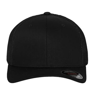 Flexfit Unisex Mütze Mesh Trucker 6511 Keps, Svart, L-XL Flexfit Unisex Mütze Mesh Trucker 6511 Keps, Svart, L-XL
