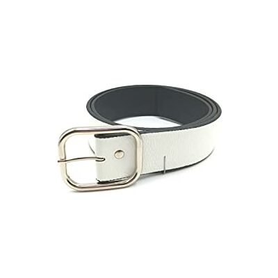 Bonateks Dam DEAYMBELT100248 belt, vit, XL, Vit, XL Bonateks Dam DEAYMBELT100248 belt, vit, XL, Vit, XL
