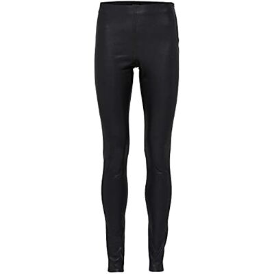 SELECTED FEMME Damleggings, lamm, läder, Svart (Black), 34 SELECTED FEMME Damleggings, lamm, läder, Svart (Black), 34