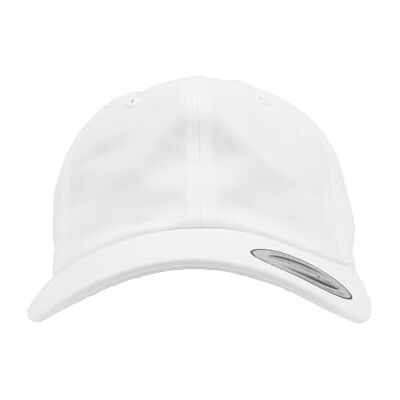 Flexfit Yupoong Low Profile Cotton twill unisex pappa hatt keps för kvinnor och män, 6 paneler basebollkeps ostrukturerad med mässingsspänne vit OSFK Flexfit Yupoong Low Profile Cotton twill unisex pappa hatt keps för kvinnor och män, 6 paneler basebollkeps ostrukturerad med mässingsspänne vit OSFK