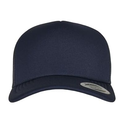 Flexfit Unisex klassisk böjd visir skum truckerkeps basebollkeps, marinblå, en storlek Flexfit Unisex klassisk böjd visir skum truckerkeps basebollkeps, marinblå, en storlek