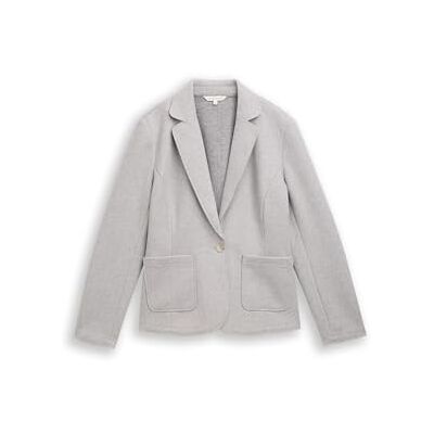 TOM TAILOR damblazer, 21373 Medium Silver Grå Melange, XL TOM TAILOR damblazer, 21373 Medium Silver Grå Melange, XL